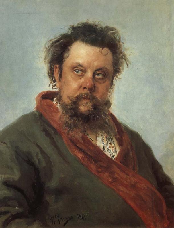  Portrait of Modest Moussorgski